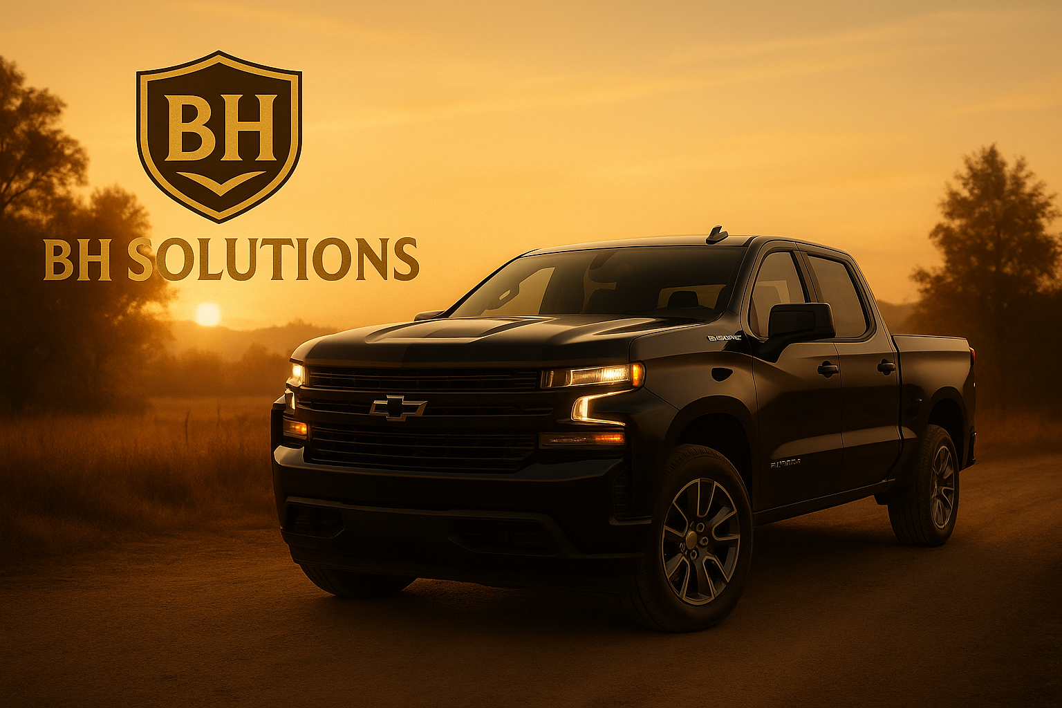 BH Solutions black truck hero image
